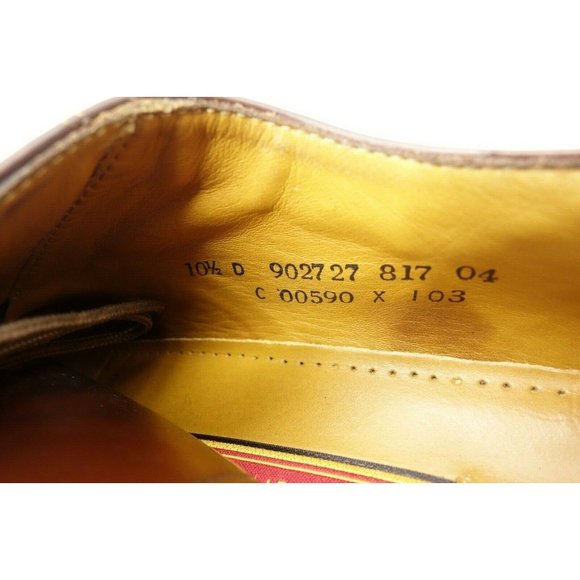 Cole Haan City Brown Leather Split Toe Lace Up Dress Oxfords Shoes Men\'s 10.5 D main image 4